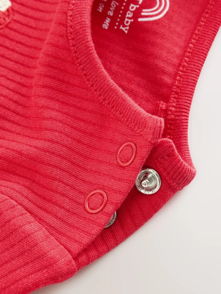 Rompertjes En Hemdjes|Next Rood - Kerstmis Baby Bodysuit