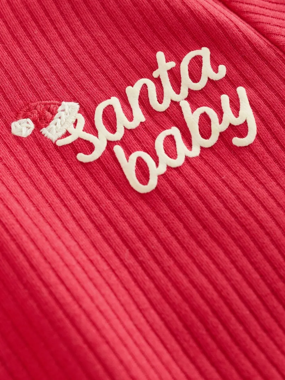 Rompertjes En Hemdjes|Next Rood - Kerstmis Baby Bodysuit