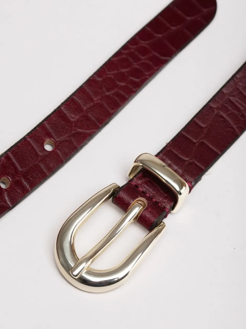 Ceintuurs*Lakeland Leather - Kirkby Belt Rood