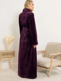 Badjassen|Long Tall Sally - Super Luxe Shawl Maxi Robe Rood