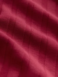Moederschap|Next - Maternity Long Sleeve Nursing Shelf Dress Rood