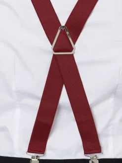 Riemen En Bretels*MOSS - clip-bretels Rood