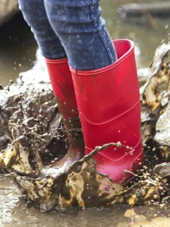 Laarzen|Muddy Puddles - klassieke waterdichte regenlaarzen Rood
