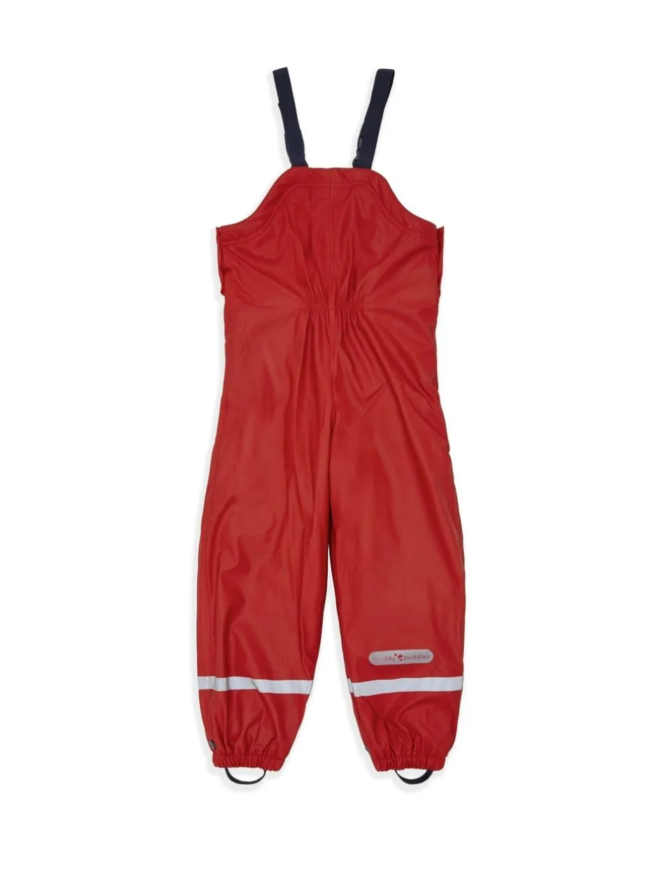 Tuinbroeken|Jumpsuits En Playsuits*Muddy Puddles - waterdichte geïsoleerde Puddleflex bretelbroek Rood