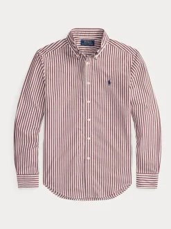 Shirts|Polo Ralph Lauren - Boys Stripe Shirt Rood