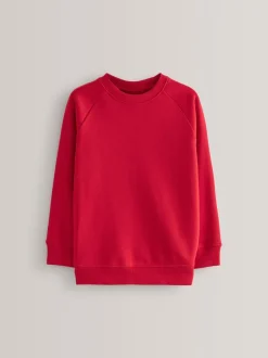 Schoolkleding|Schoolkleding|Next Rood - Schoolsweater met ronde hals (3-17jr)