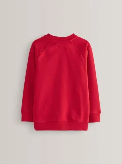 Schoolkleding|Schoolkleding|Next Rood - Schoolsweater met ronde hals (3-17jr)