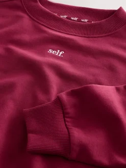 Loungewear|Hoody's En Sweatshirts*self. - sweatshirt Rood