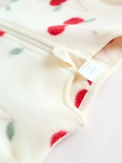 Babypakjes En Babypyjama's|Next - Set van 2 microfleece babypyjama's met tweewegrits Rood
