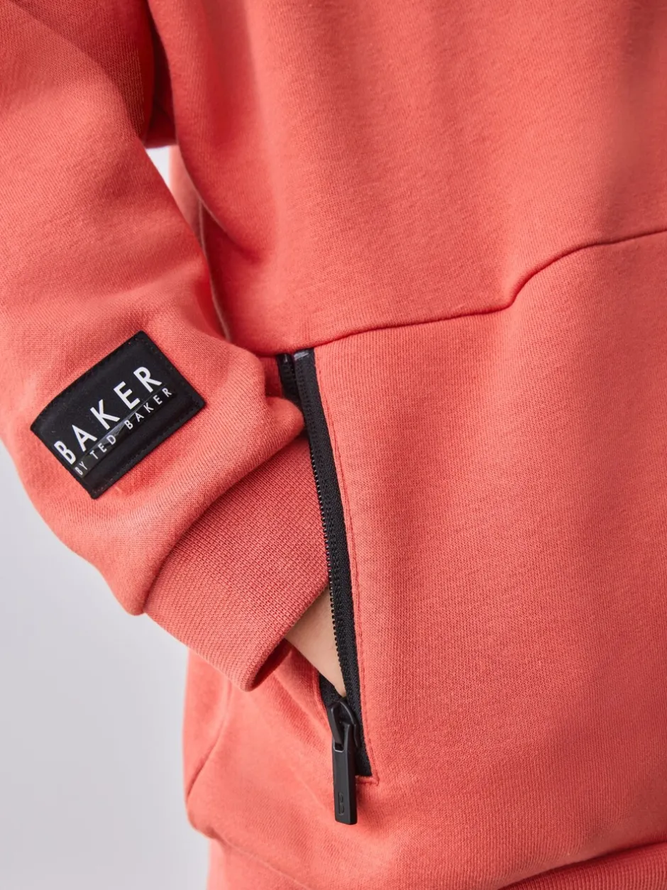 Joggingbroeken|Sweaters En Hoody´S|Baker by Ted Baker - set van sweatshirt en cargojoggingbroek Rood