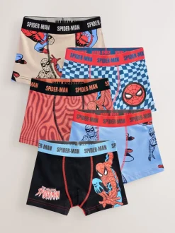 Ondergoed*Next Rood - Spiderman Trunks verpakking van 5 (1.5-10jr)