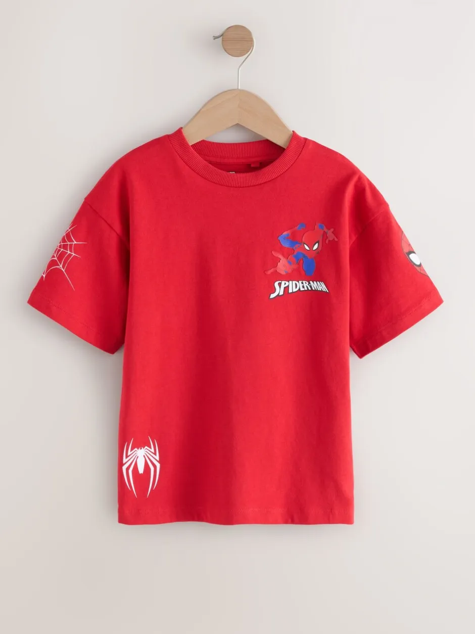 T-Shirts|Tops*Next - Spiderman T-shirt met korte mouwen (3-16jr) Rood