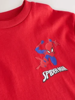T-Shirts|Tops*Next - Spiderman T-shirt met korte mouwen (3-16jr) Rood