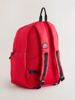 Tassen|Superdry - Back to School Embroidered Varsity Badge Logo Backpack Rood
