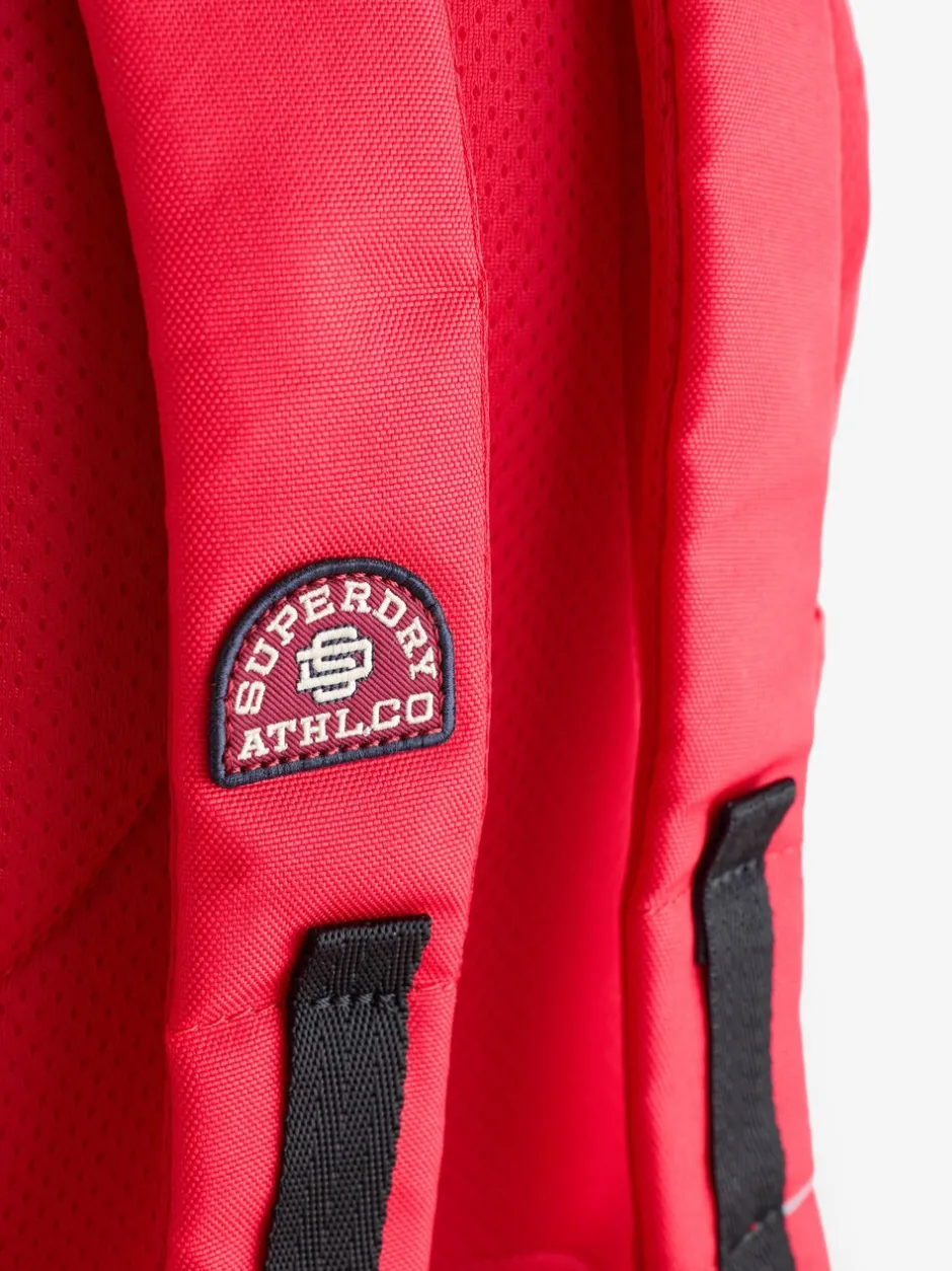 Tassen|Superdry - Back to School Embroidered Varsity Badge Logo Backpack Rood