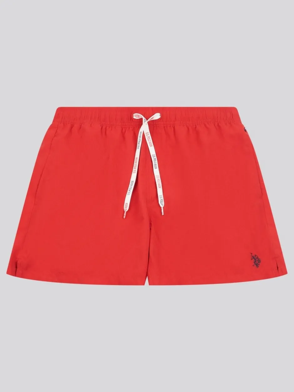 Badkleding*U.S. Polo Assn - . Mens Core Swim Shorts Rood
