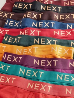 Ondergoed|Ondergoed|Next Rood - Verpakking van 10 - Boxershorts met A-voorkant