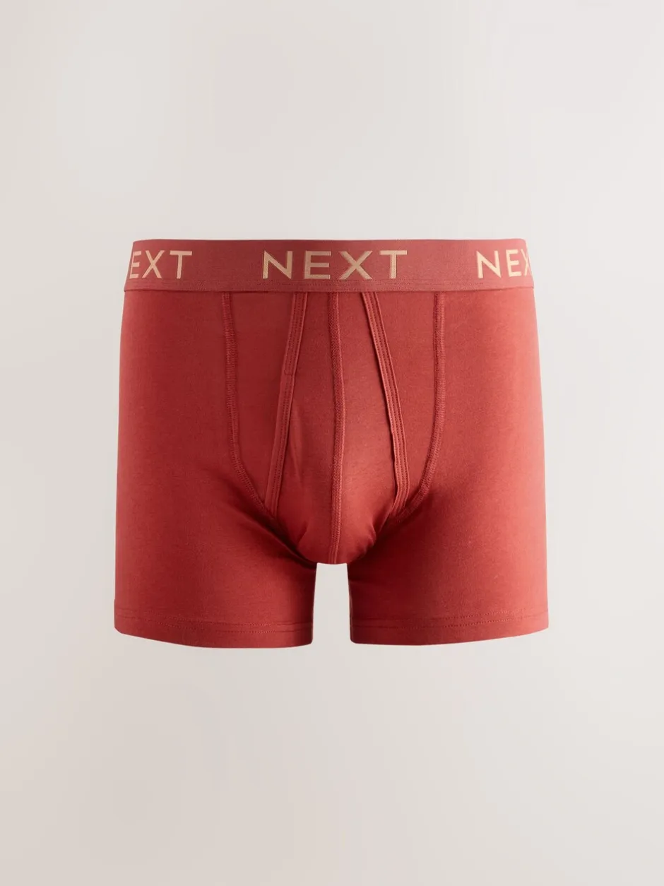 Ondergoed|Ondergoed|Next Rood - Verpakking van 10 - Boxershorts met A-voorkant