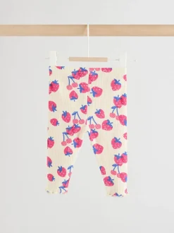 Sets En Outfits|Sweaters En Hoody´S*Next - Baby Sweatshirt and Leggings 2 Piece Set (0mths-2yrs) Rood aardbei