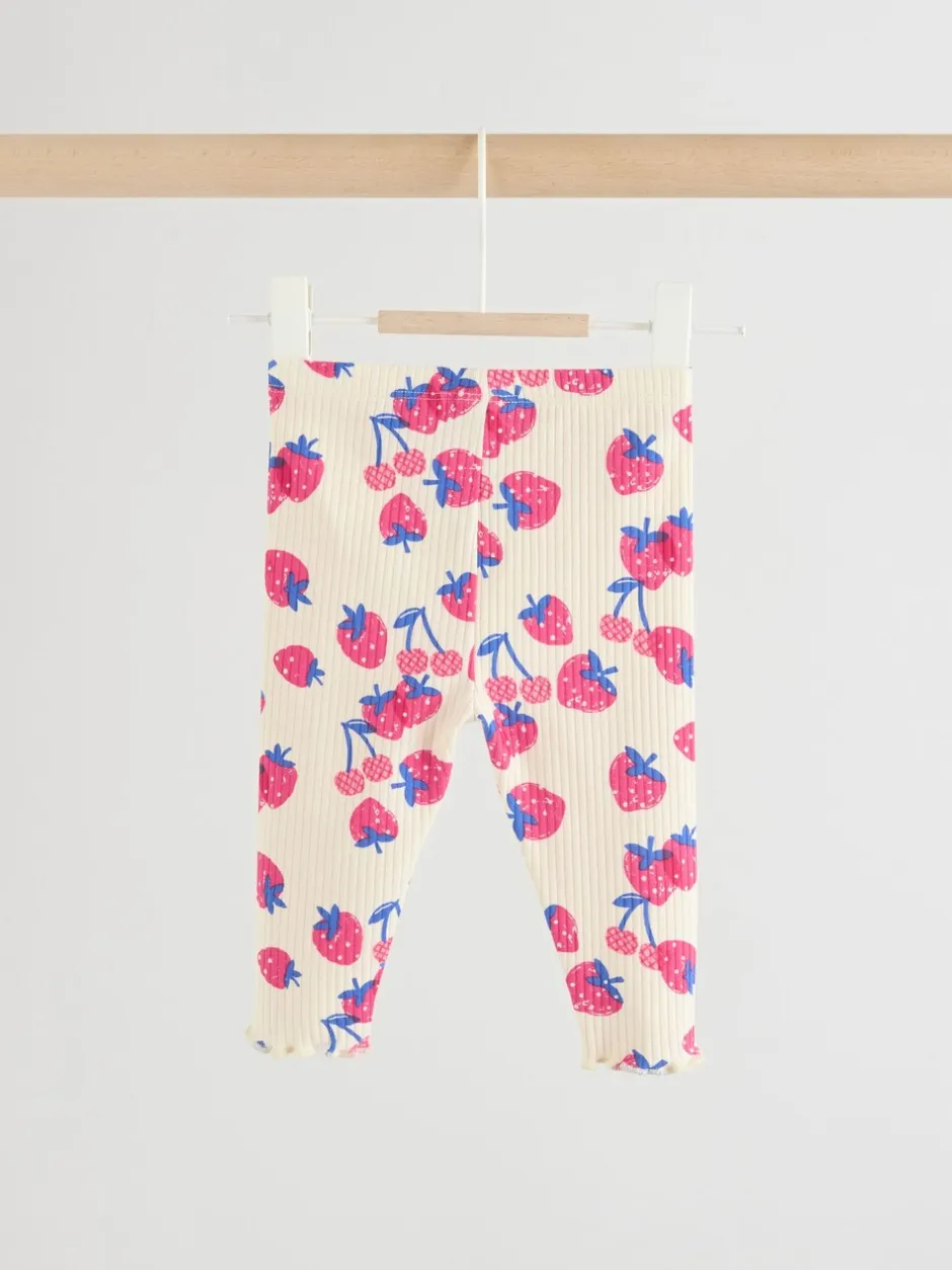Sets En Outfits|Sweaters En Hoody´S*Next - Baby Sweatshirt and Leggings 2 Piece Set (0mths-2yrs) Rood aardbei
