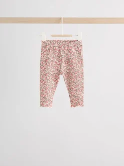 Truien En Breisels|Sets En Outfits*Next - 2 -delige Set van Fleece Tops en Leggings voor Baby''s (0mnd-2jr) Rood gebloemd