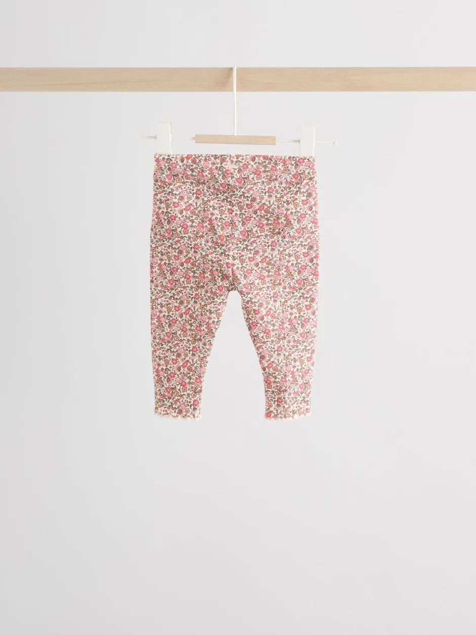 Truien En Breisels|Sets En Outfits*Next - 2 -delige Set van Fleece Tops en Leggings voor Baby''s (0mnd-2jr) Rood gebloemd