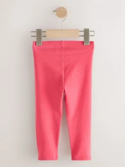 Broeken En Leggings|Next Rood met hartjesprint - Versierde leggings (3 mnd-7 jr)