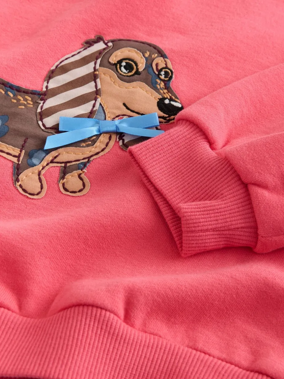 Sweaters En Hoody´S|Next Rood met hond - Sweatshirt met ronde hals (3 mnd-7 jr)