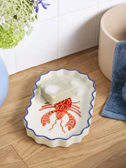 Badkameraccessoires*Next Rood opbergdienblad met kreeft Print