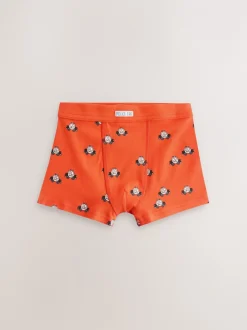 Ondergoed|Next - Verpakking van 7 boxershorts (1,5 - 12 jr) Rood/blauw met hulpvoertuigenprint