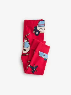 Pyjama's|Nachtkleding En Pyjama's*Next Rood/blauw met hulpvoertuigenprint - Mini Knusse Pyjama's 3 Set (9mnd-10jr)