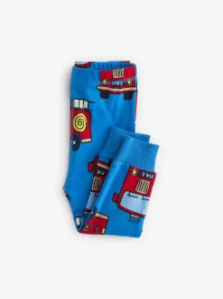 Pyjama's|Nachtkleding En Pyjama's*Next Rood/blauw met hulpvoertuigenprint - Mini Knusse Pyjama's 3 Set (9mnd-10jr)