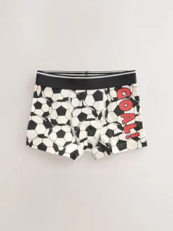 Ondergoed*Next - Junior karakter trunks 5 verpakking (1,5-16jr) Rood/blauw voetbal