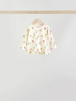Tops|Sets En Combisets|Next Rood/blauw/crème - 6 -delige set van top met lange mouwen en leggings (0mnd -3jr)
