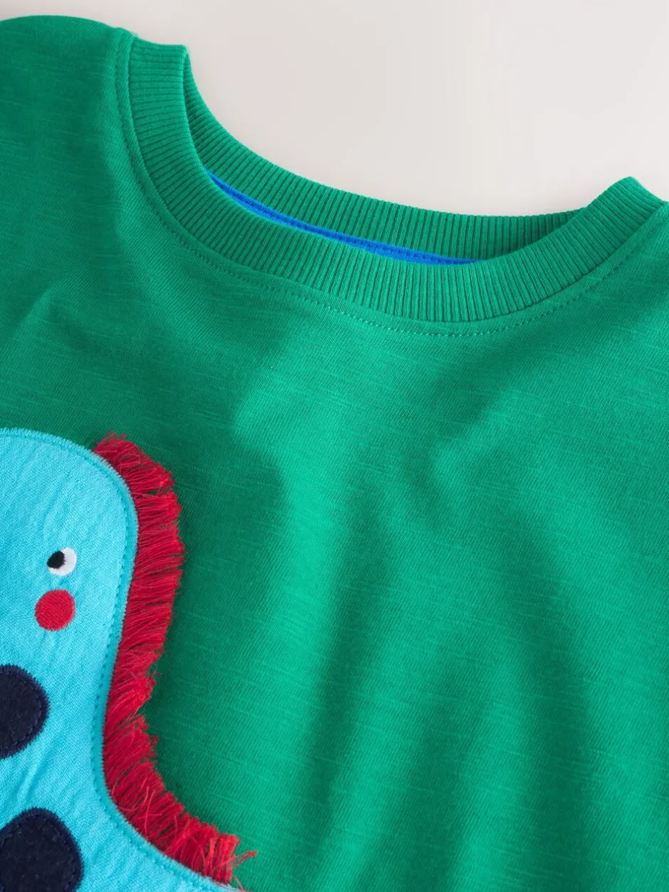 Pyjama's*Next Rood/blauw/groen geruite dinosaurus - Pyjama met geweven onderkant 3 Pack (9mths-12yrs)