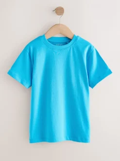 T-Shirts|Tops*Next Rood/blauw/marineblauw/Naturel - Set van 4 T-shirts met korte mouwen (3-16 jr)