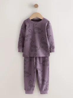 Multipacks|Pyjama's|Next Rood/blauw/paars - Oversized fit Pyjamas 3 Pack (9mths-10yrs)