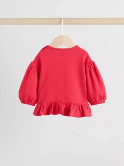 Sets En Combisets|Truien En Breisels|Next - Baby Strik Sweater en Leggings Set 2 Pieces (0mnd-2jr) Rood/crèmekleurig