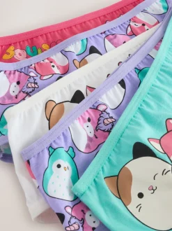 Alle Ondergoed|Next Rood/groen - 100% katoenen Squishmallow Onderbroeken set van 5 (5-14jr)