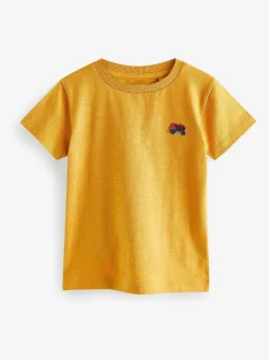 Tops|T-Shirts*Next Rood/groen - Set van 5 T-shirts met korte mouwen (3mnd-7jr)