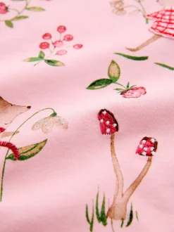 Nachtkleding En Pyjama's|Pyjama's|Next - Verpakking van 3 knusse pyjama's (9 mnd-9 jr) Rood/roze bloemenapplicatie