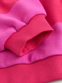 Truien En Breisels|Sweaters En Hoody´S*Next Rood/roze gestreept - Sweatshirt met ronde hals (3 mnd-7 jr)