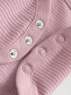Rompertjes En Hemdjes|Next Roze - 5 Babyrompertjes met korte mouwen