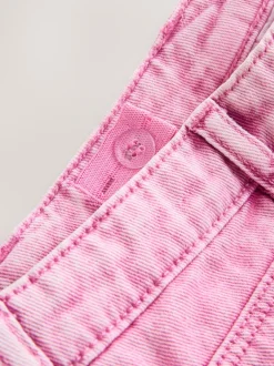 Shorts En Rokken*Next - 100% katoenen shorts met gerafelde rand (3-16jr) Roze