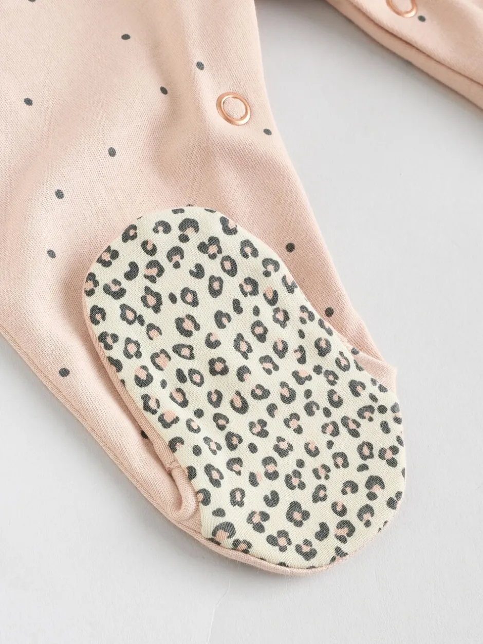 Babypakjes En Babypyjama's|Next Roze - 3 Pack Baby slaappakjes met bijpassende tulbanden (0mnd-2jr)