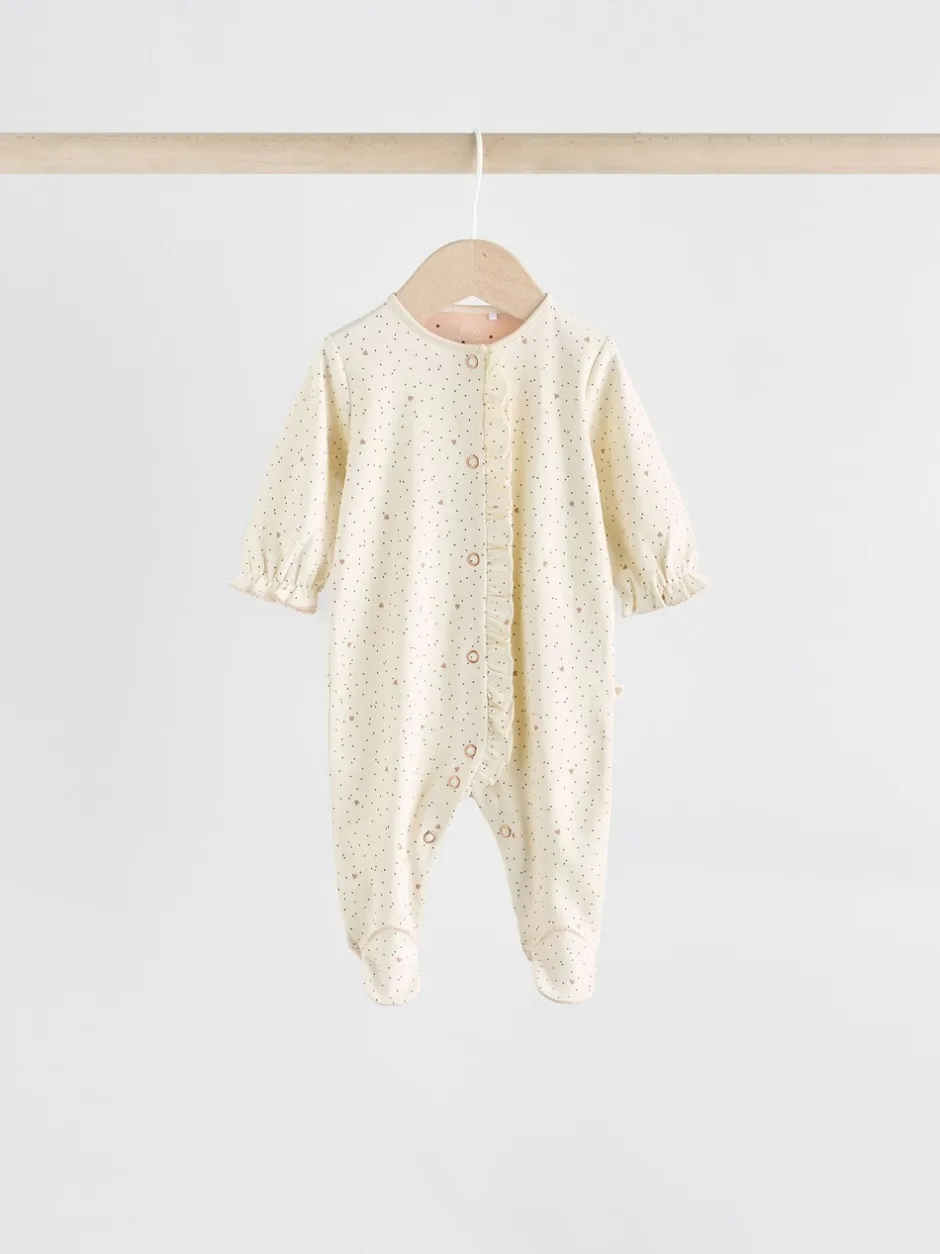 Babypakjes En Babypyjama's|Next Roze - 3 Pack Baby slaappakjes met bijpassende tulbanden (0mnd-2jr)
