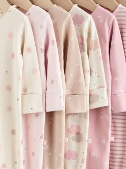 Babypakjes En Babypyjama's*Next Roze - 7 Pack Baby slaappakken (0mnd-3jr)