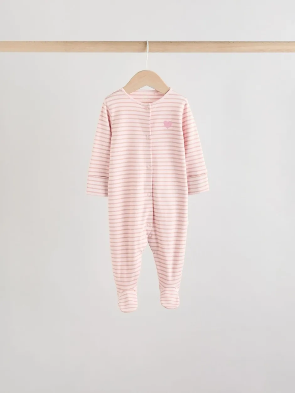 Babypakjes En Babypyjama's*Next Roze - 7 Pack Baby slaappakken (0mnd-3jr)