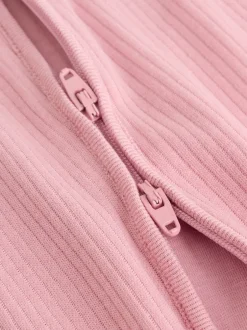 Babypakjes En Babypyjama's*Next Roze - 5 Pack Two Way Zip Baby Footless Sleepsuits (0mths-3yrs)