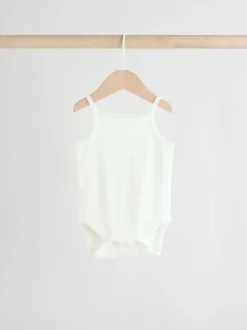 Rompertjes En Hemdjes|Next - 5 Pack Vest Pointelle Baby Bodysuits Roze